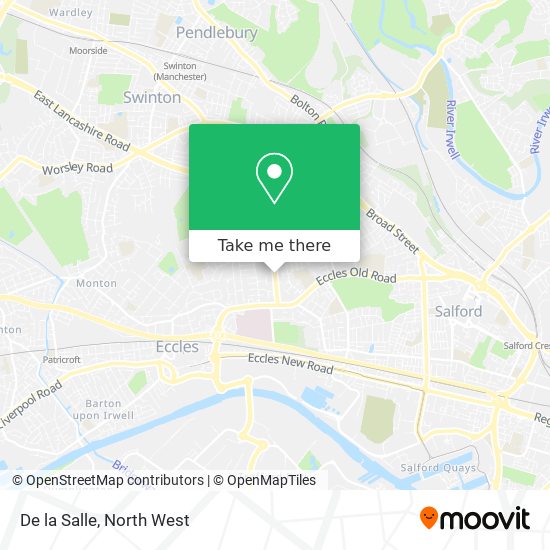 De la Salle map