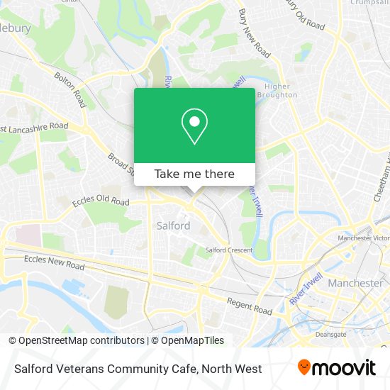 Salford Veterans Community Cafe map
