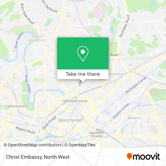 Christ Embassy map
