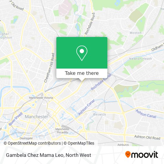 Gambela Chez Mama Leo map