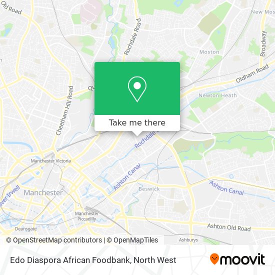 Edo Diaspora African Foodbank map