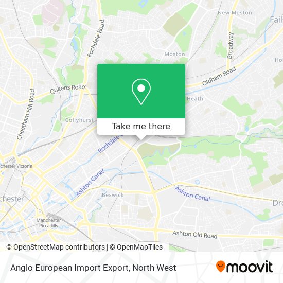 Anglo European Import Export map