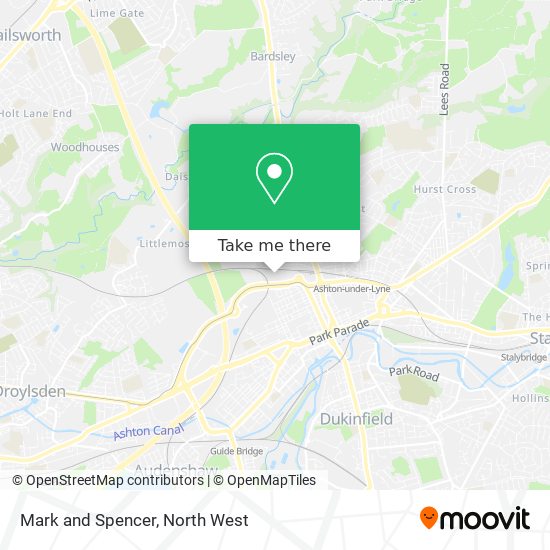 Mark and Spencer map