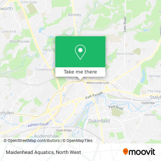 Maidenhead Aquatics map
