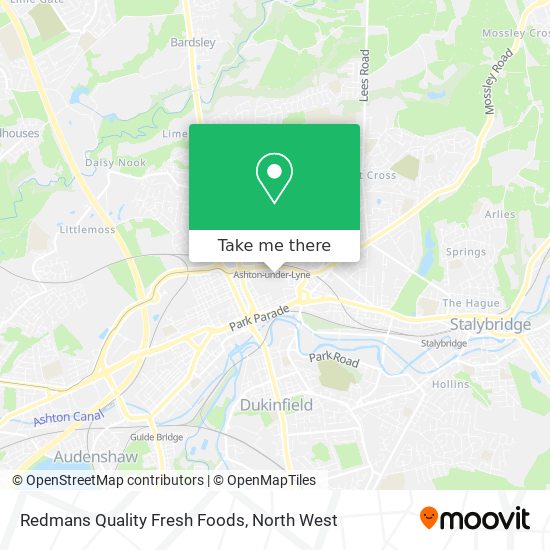 Redmans Quality Fresh Foods map