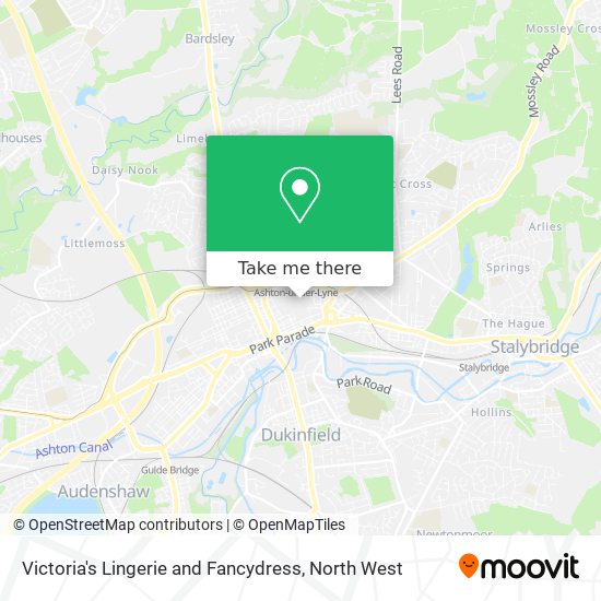 Victoria's Lingerie and Fancydress map