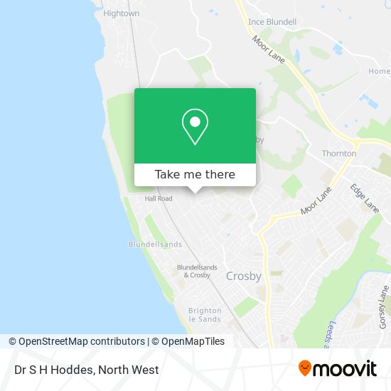 Dr S H Hoddes map