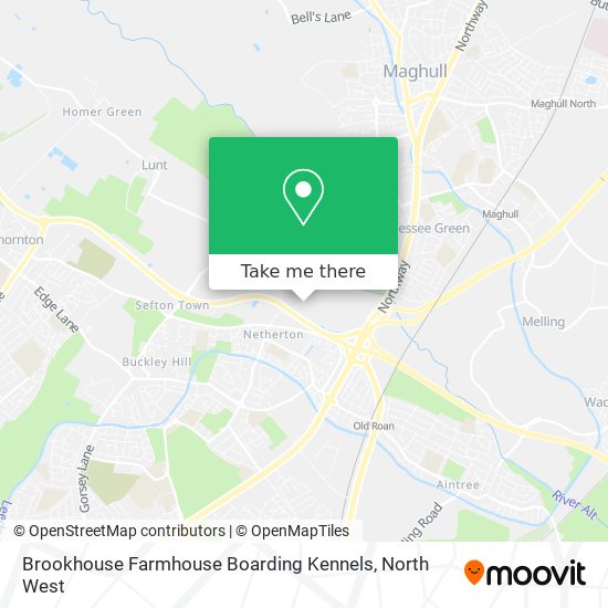 Brookhouse Farmhouse Boarding Kennels map