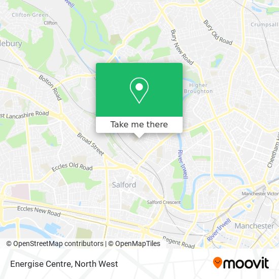 Energise Centre map