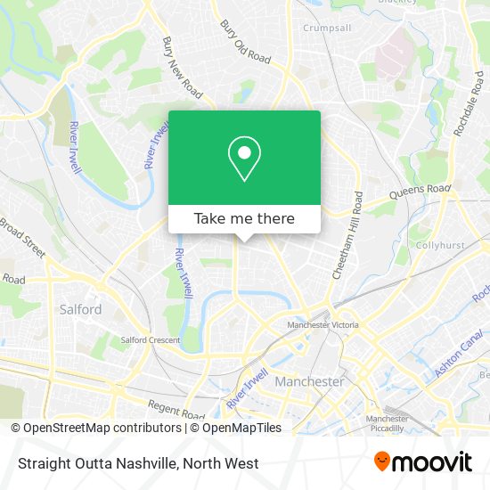 Straight Outta Nashville map