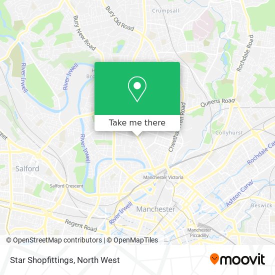 Star Shopfittings map