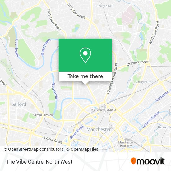 The Vibe Centre map