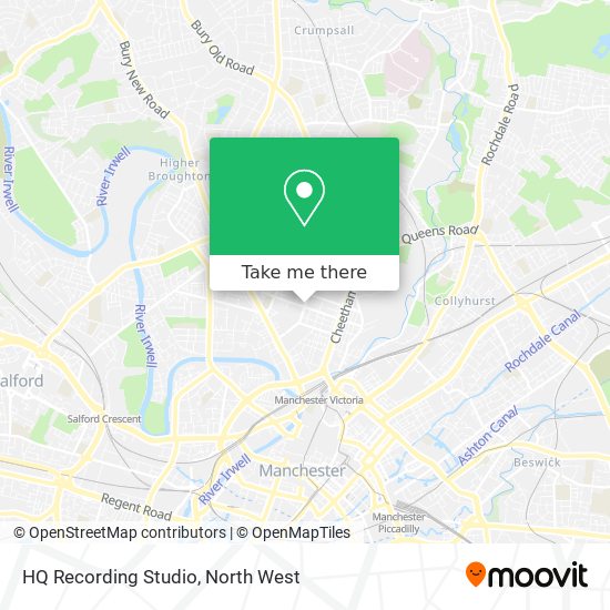 HQ Recording Studio map