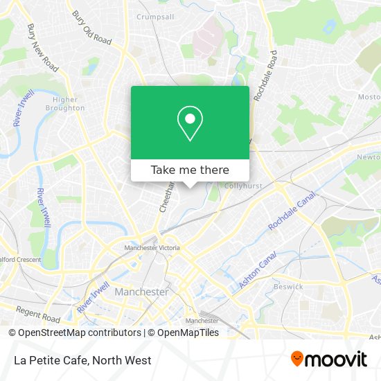 La Petite Cafe map