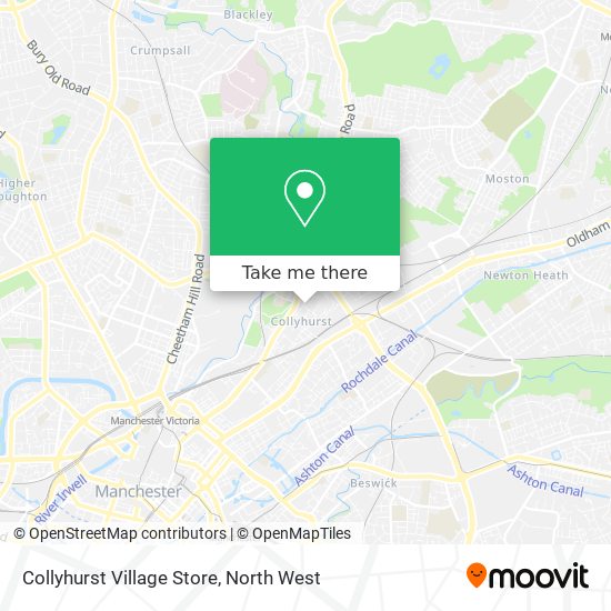 Collyhurst Village Store map