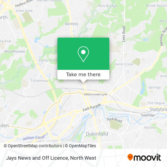 Jays News and Off Licence map