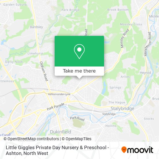 Little Giggles Private Day Nursery & Preschool - Ashton map