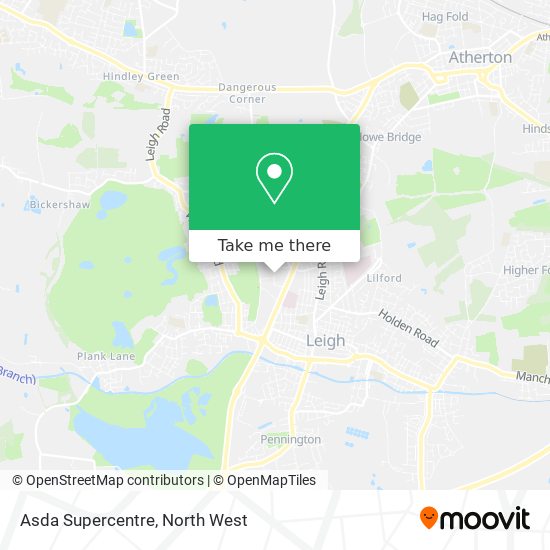 Asda Supercentre map