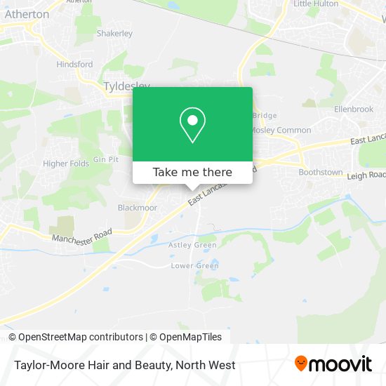 Taylor-Moore Hair and Beauty map