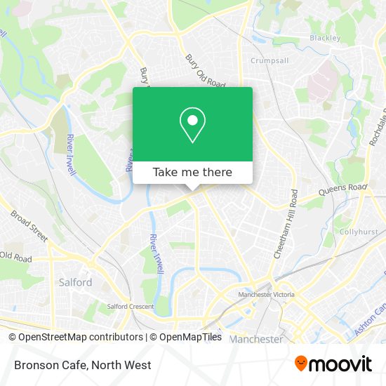 Bronson Cafe map