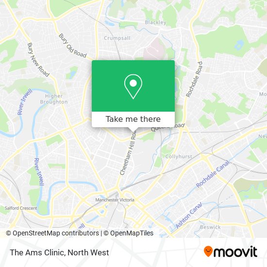 The Ams Clinic map
