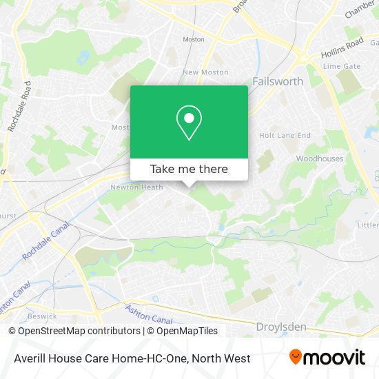 Averill House Care Home-HC-One map