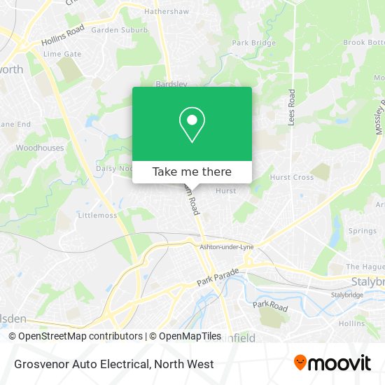 Grosvenor Auto Electrical map