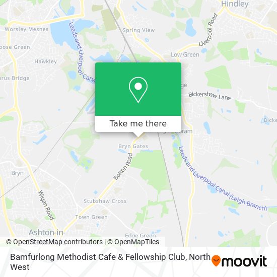 Bamfurlong Methodist Cafe & Fellowship Club map