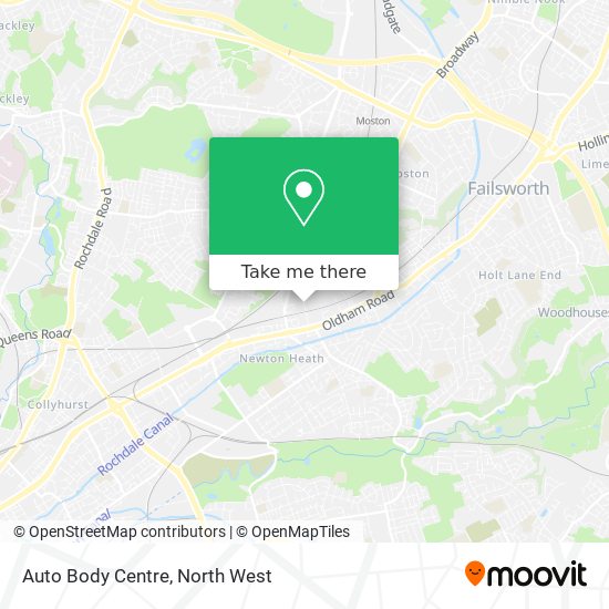 Auto Body Centre map