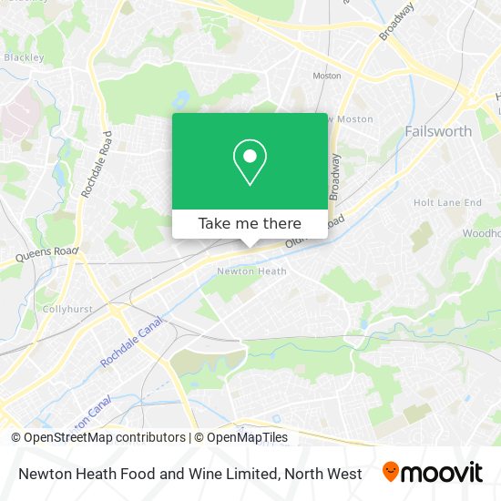 Newton Heath Food and Wine Limited map