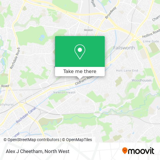 Alex J Cheetham map