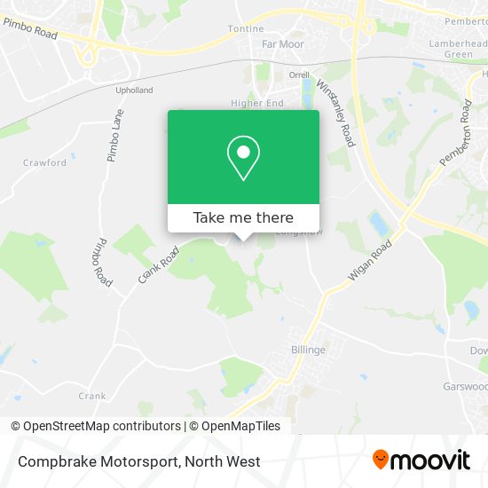 Compbrake Motorsport map