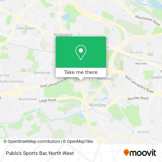 Pablo's Sports Bar map