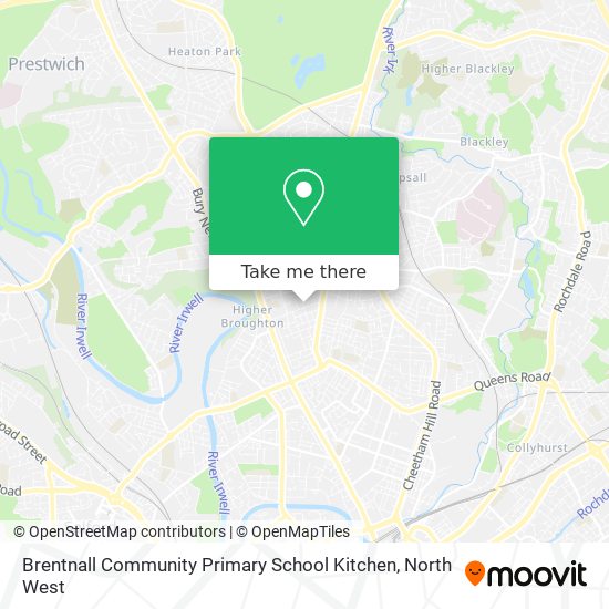 Brentnall Community Primary School Kitchen map