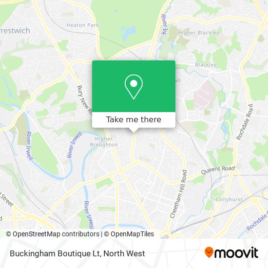 Buckingham Boutique Lt map
