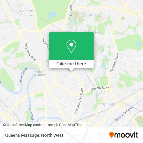Queens Massage map