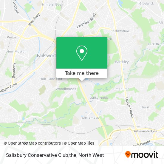 Salisbury Conservative Club,the map