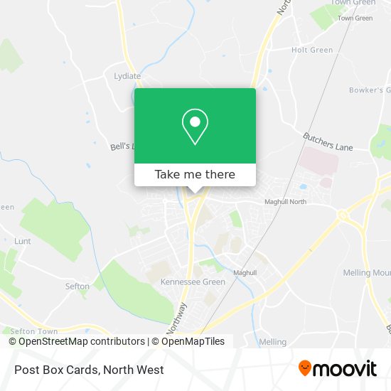 Post Box Cards map