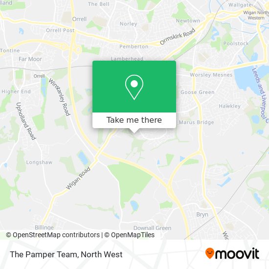 The Pamper Team map