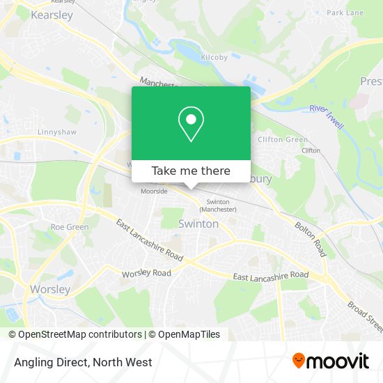Angling Direct map