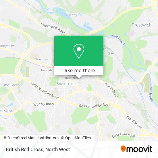 British Red Cross map