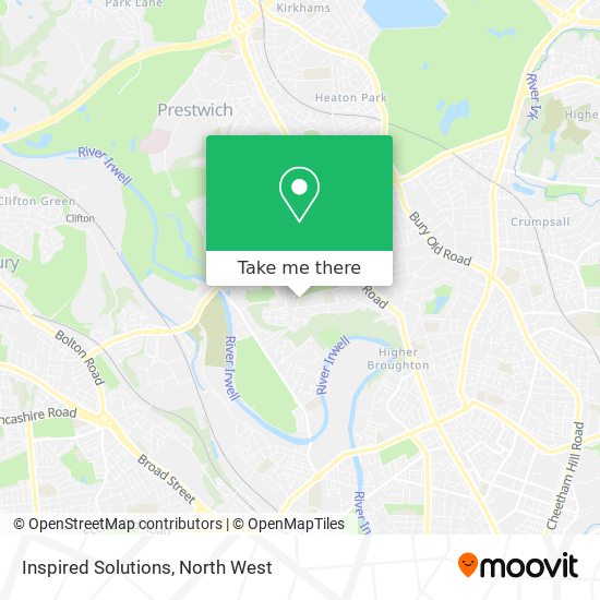 Inspired Solutions map