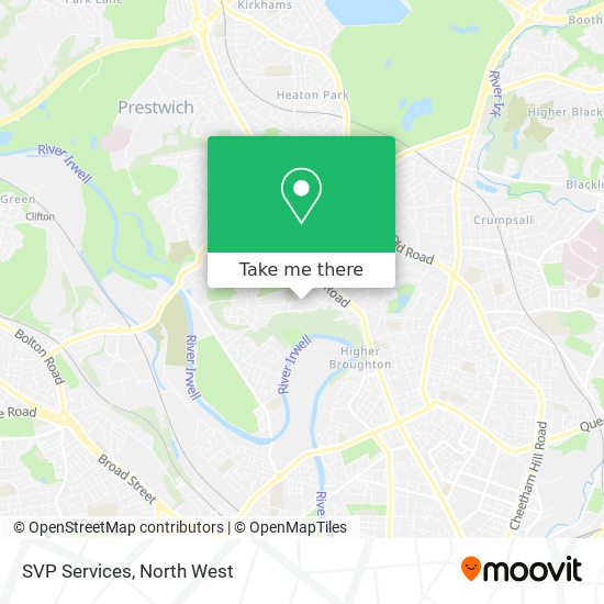 SVP Services map