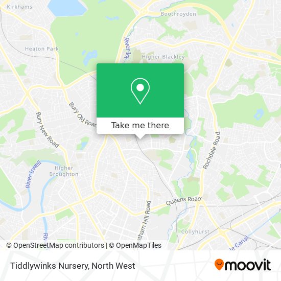 Tiddlywinks Nursery map
