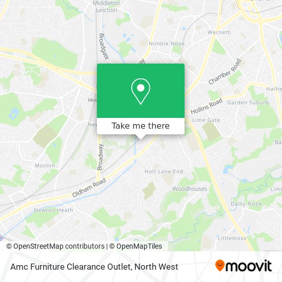 Amc Furniture Clearance Outlet map