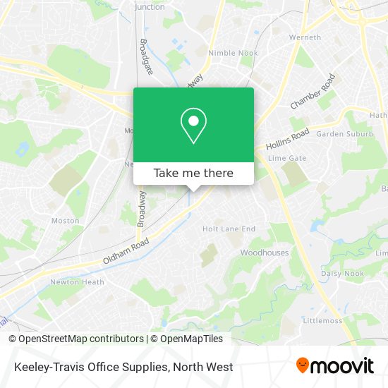 Keeley-Travis Office Supplies map