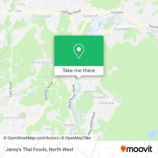 Janny's Thai Foods map