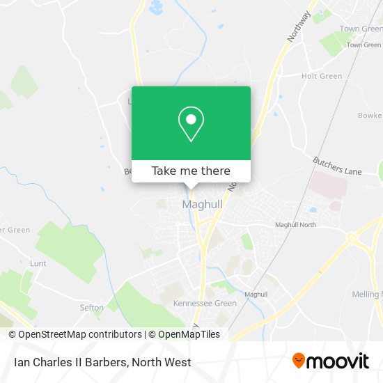 Ian Charles II Barbers map
