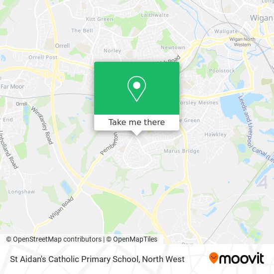 St Aidan's Catholic Primary School map