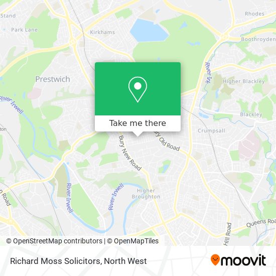 Richard Moss Solicitors map
